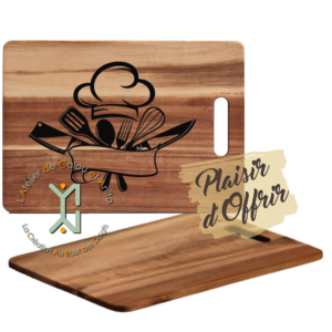 Planche à découper en acacia apéro